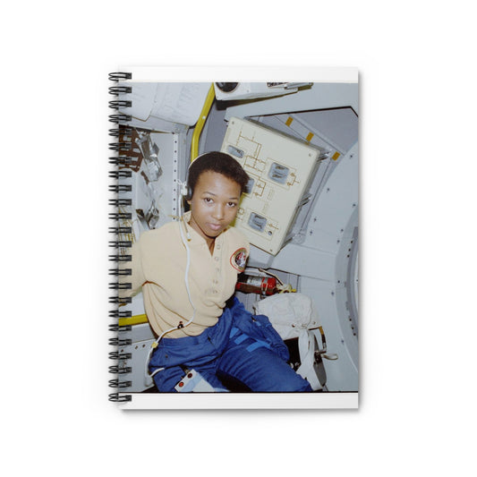 S47-211-013 - STS-047 - STS-47 MS Jemison in SL-J Spiral Bound Ruled Notebook with Printed Cover