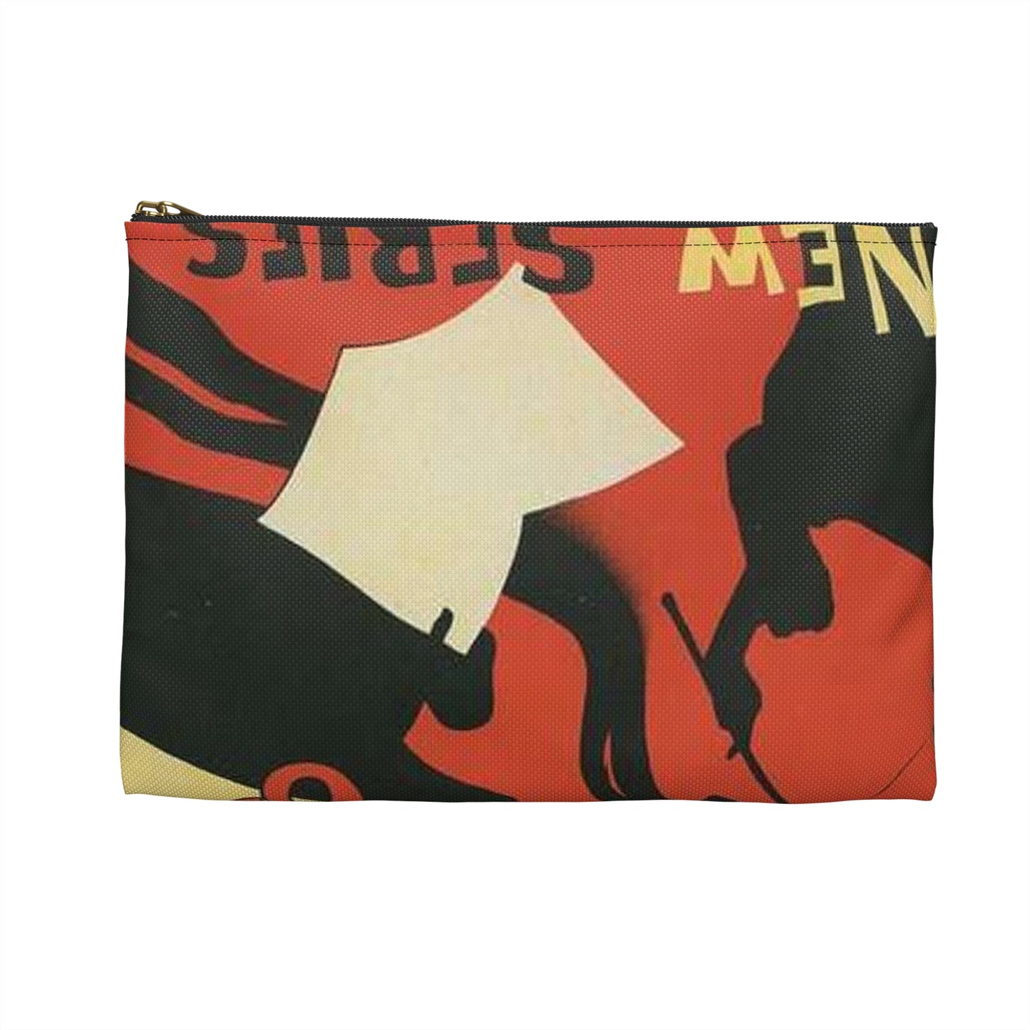 Affiche anglaise pour la revue hebdomadaire "Illustrated Pall Mall Budget". Large Organizer Pouch with Black Zipper