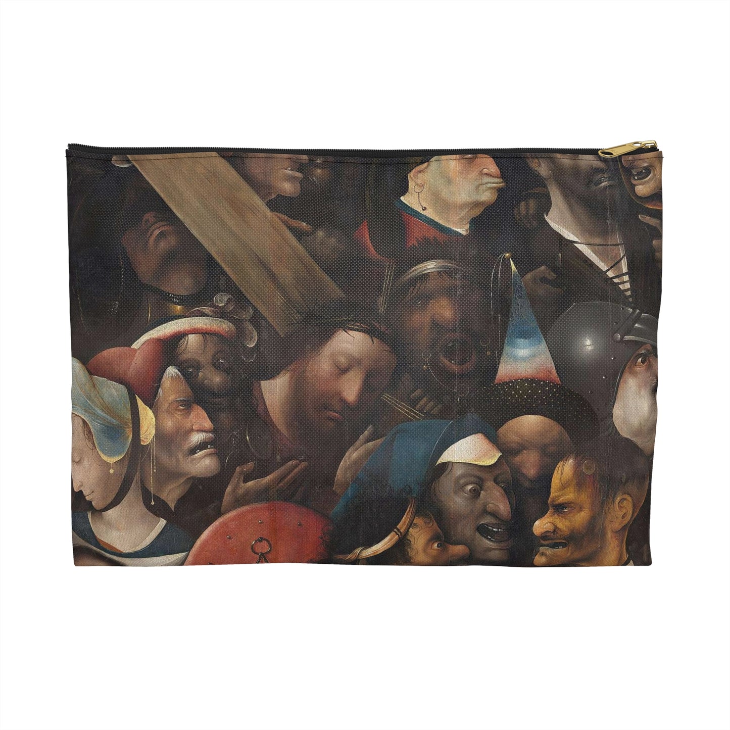 Christ Carrying the Cross, ca. 1510-1535 Large Organizer Pouch with Black Zipper