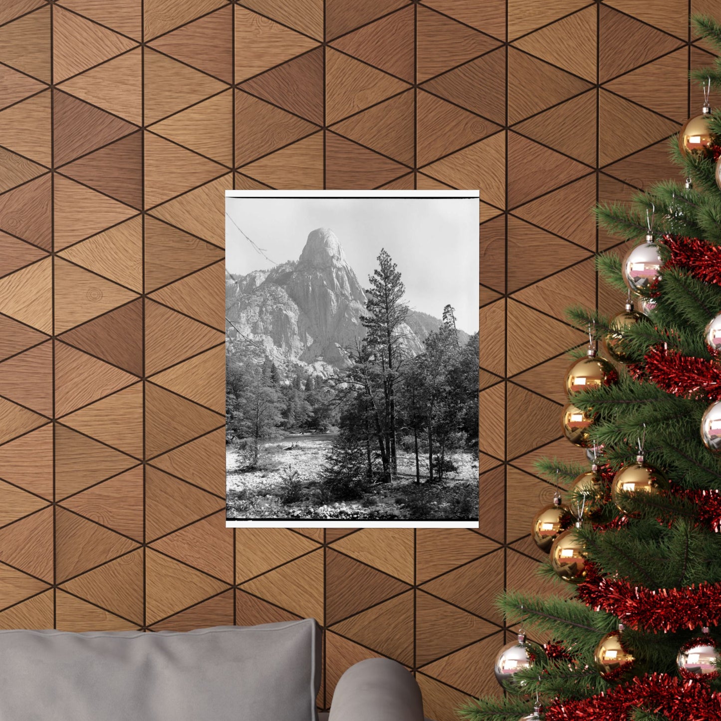 Tehipite Dome, Tehipite Valley. Remarks: Used in Grant Grove Exhibit. High Quality Matte Wall Art Poster for Home, Office, Classroom