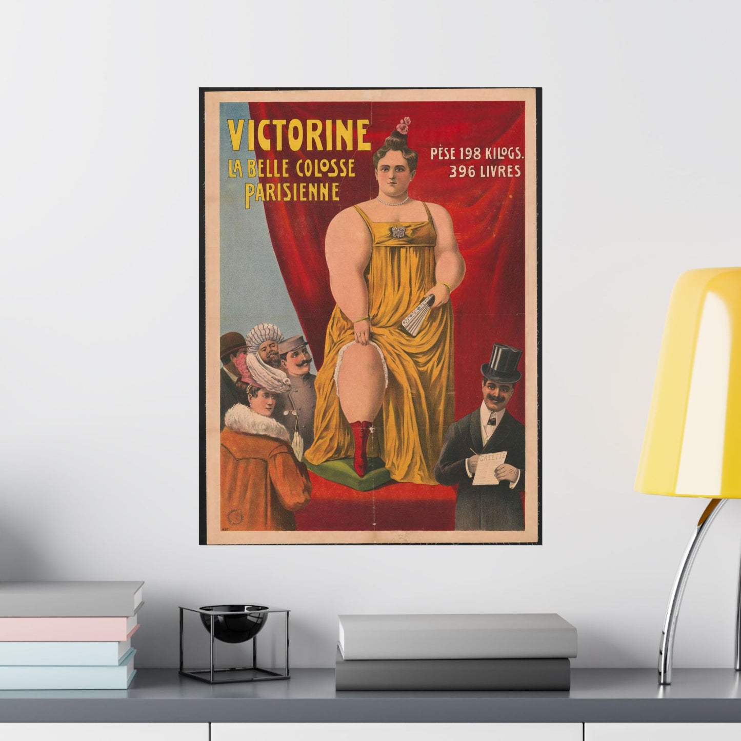Victorine - La bele colosse Parisienne High Quality Matte Wall Art Poster for Home, Office, Classroom