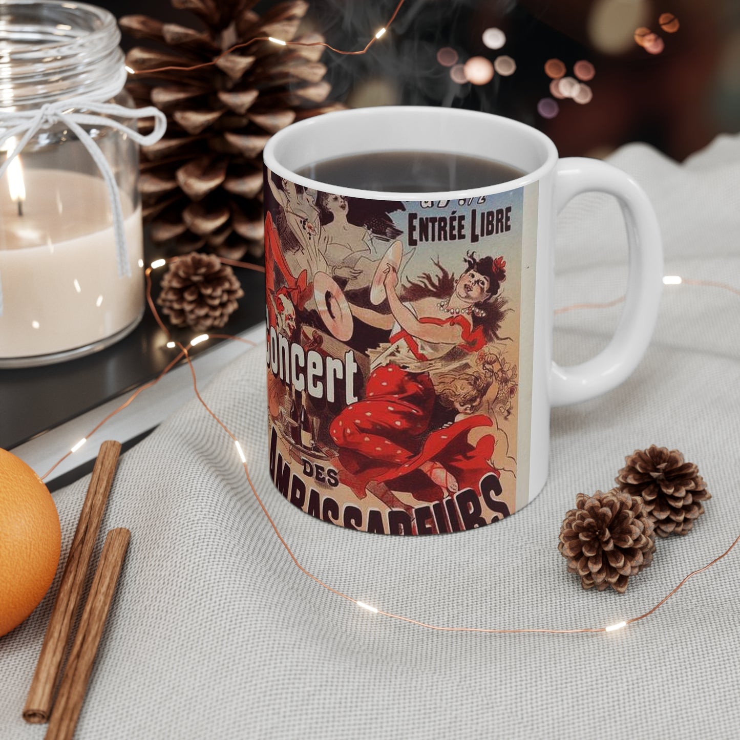 Affiche pour le "Concert des Ambassadeurs". Beautiful Novelty Ceramic Coffee Mug 11oz