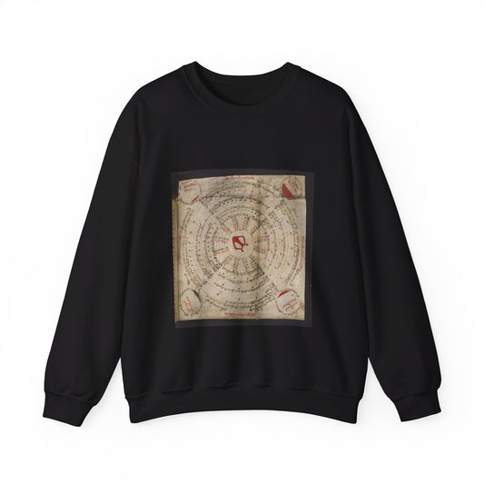 Diagram from BL Sloane 3747, f. 80v Black Heavy Blend Adult Crew Neck SweatShirt