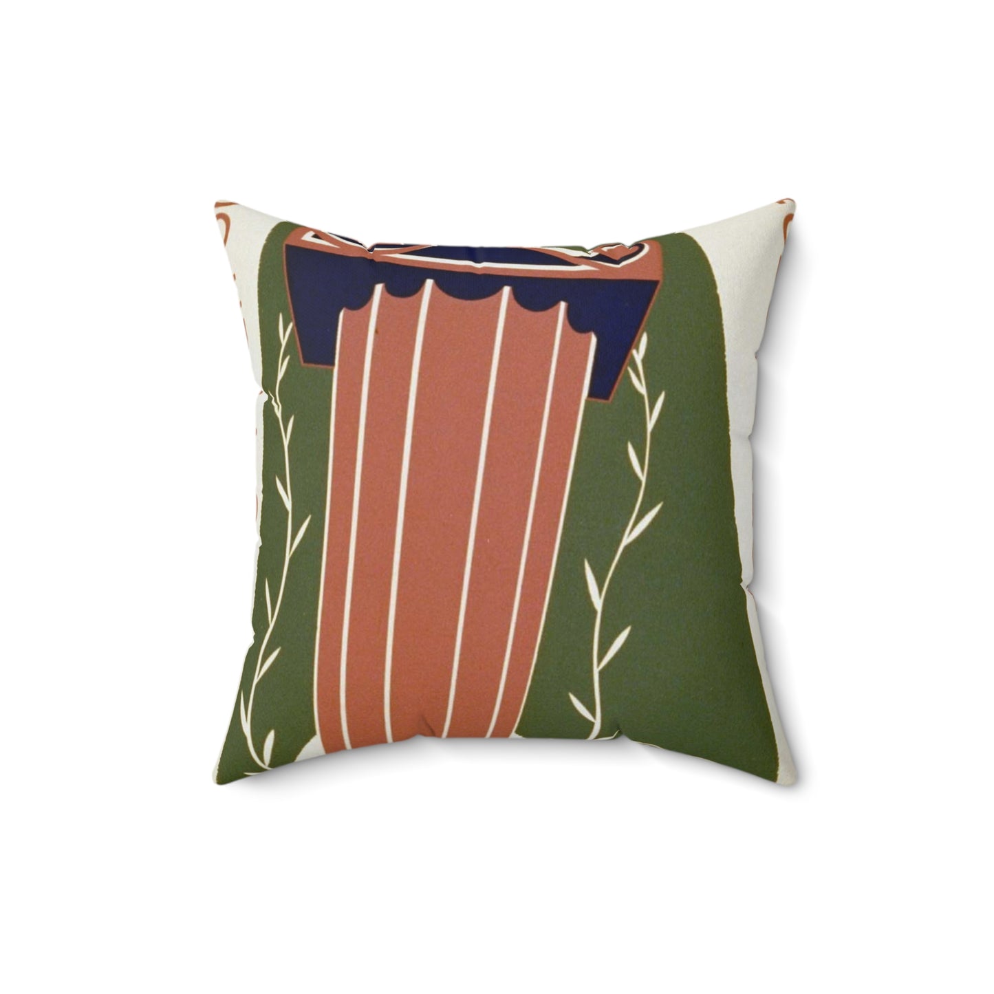 Ohio WPA paintings through March Decorative Accent Square Pillow