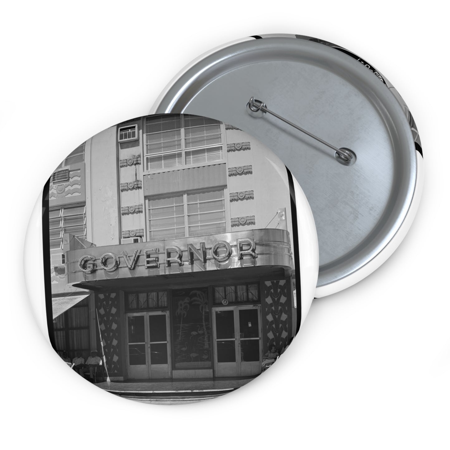 Governor Hotel, 435 Twenty-first Street, Miami, Miami-Dade County, FL Pin Buttons with Crisp Design