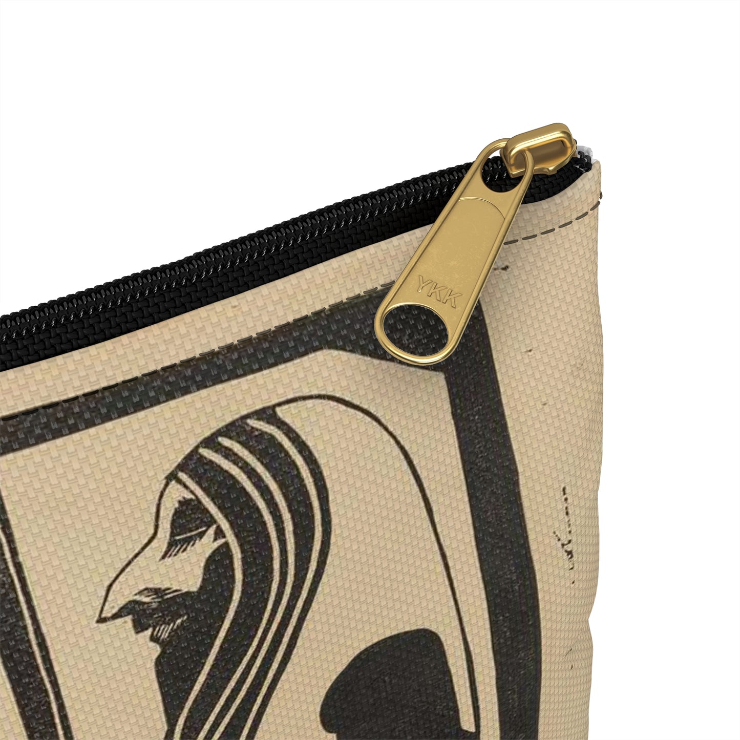 Samuel Jessurun de Mesquita - Entre ces trois mon coeur balance Large Organizer Pouch with Black Zipper