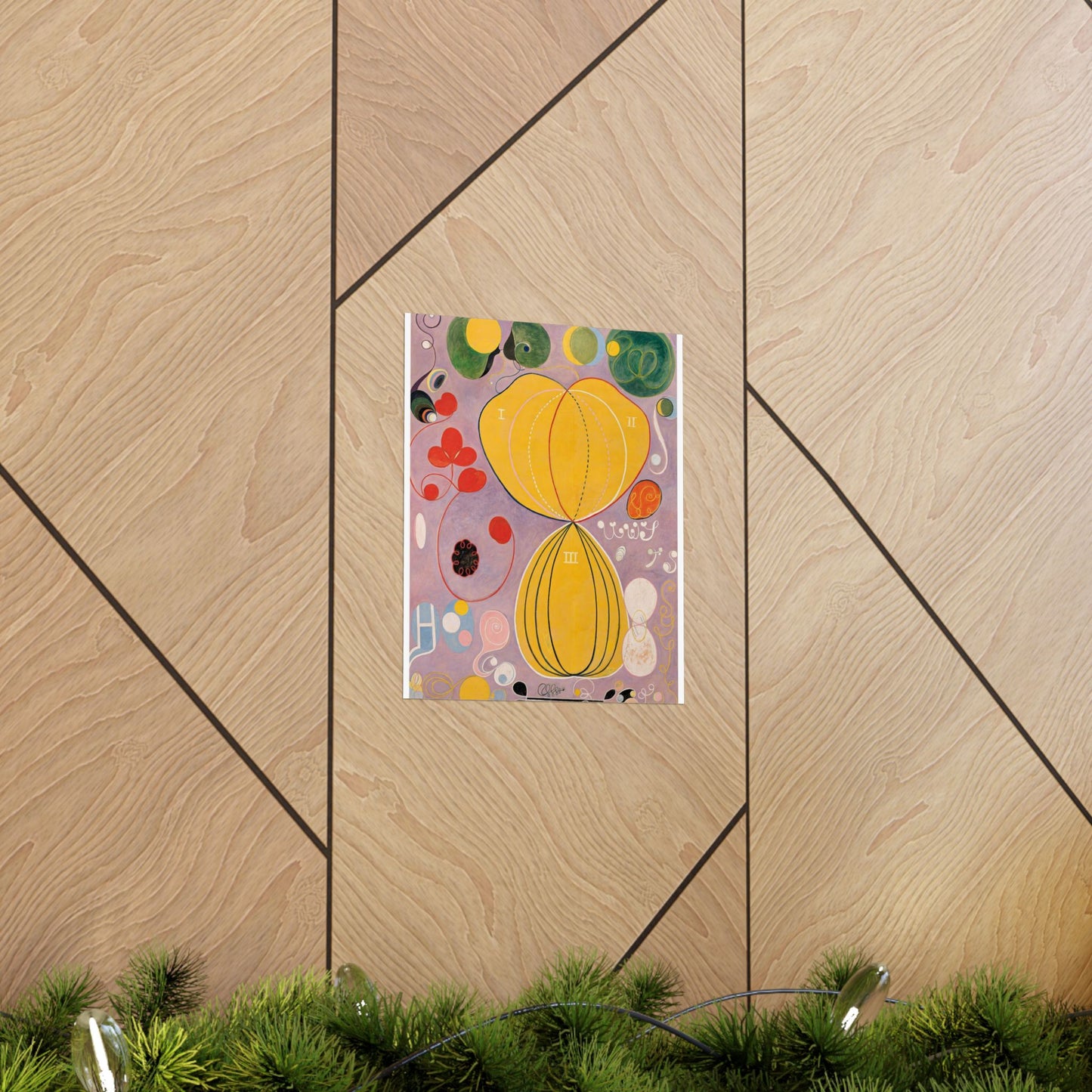 Hilma af Klint - The Ten Largest No. 7 - Adulthood - 1907 High Quality Matte Wall Art Poster for Home, Office, Classroom