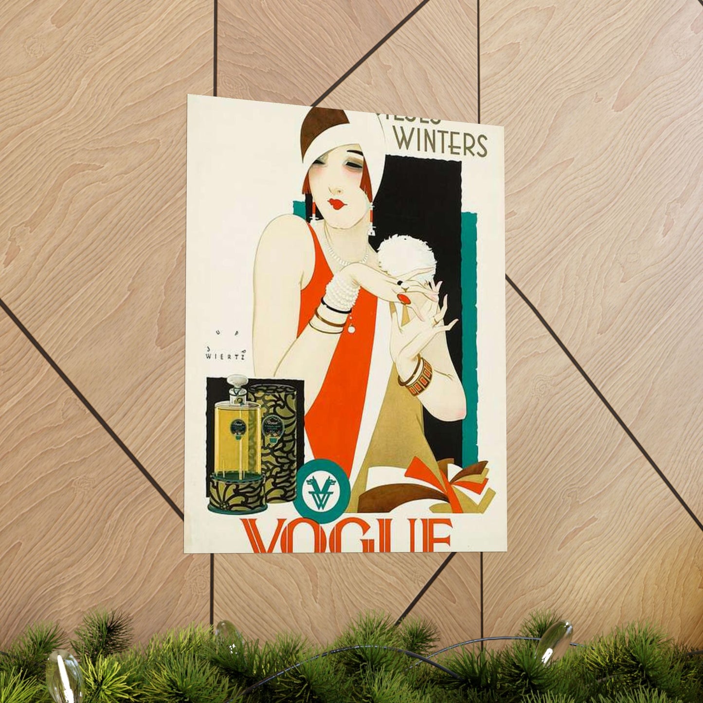 1926 1927 circa Jupp Wiertz Plakat Das Parfüm dieses Winters - Vogue, Firma F. Wolff & Sohn, Karlsruhe High Quality Matte Wall Art Poster for Home, Office, Classroom