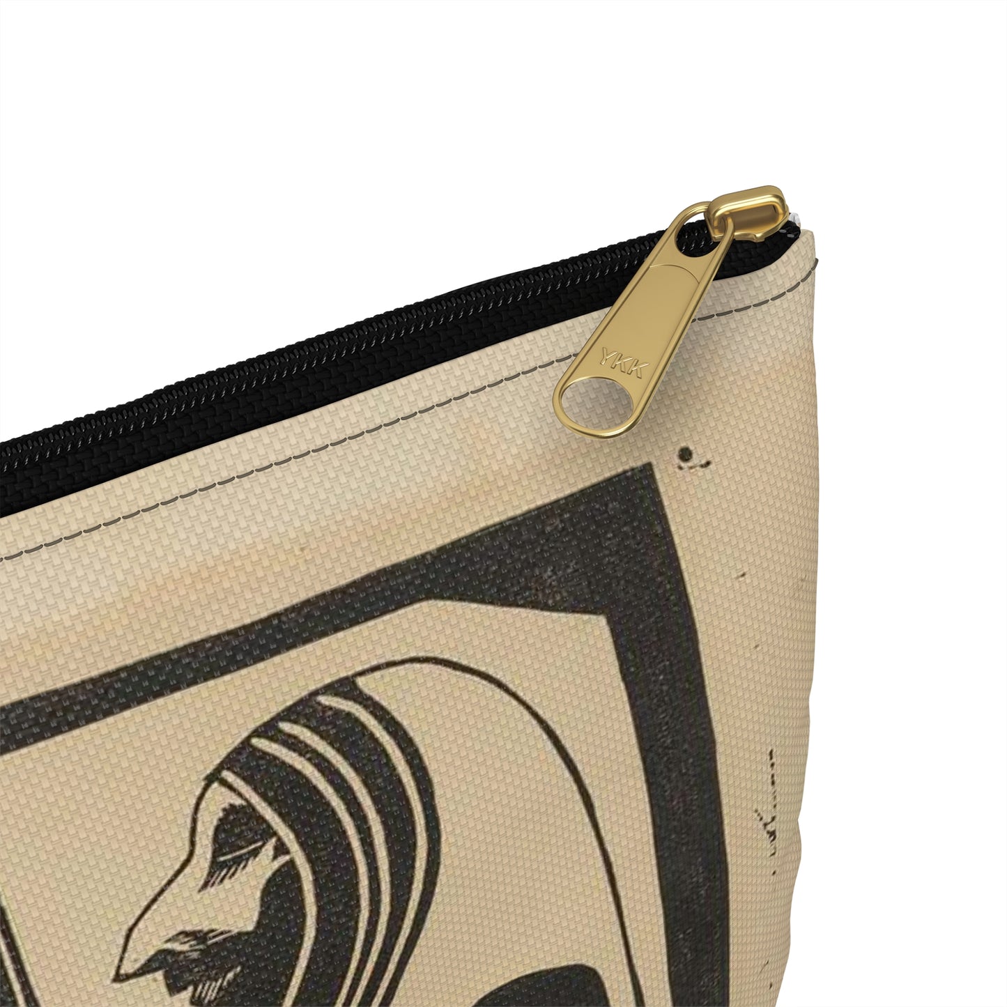 Samuel Jessurun de Mesquita - Entre ces trois mon coeur balance Large Organizer Pouch with Black Zipper