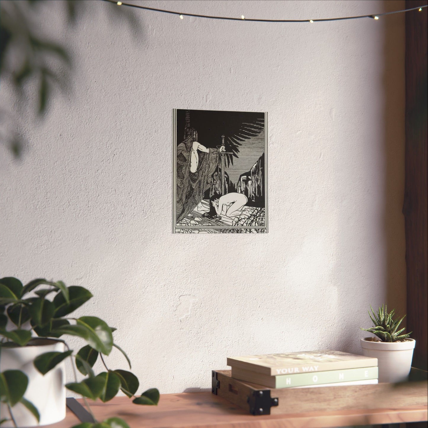 Juda 3 - Art nouveau public domain image High Quality Matte Wall Art Poster for Home, Office, Classroom