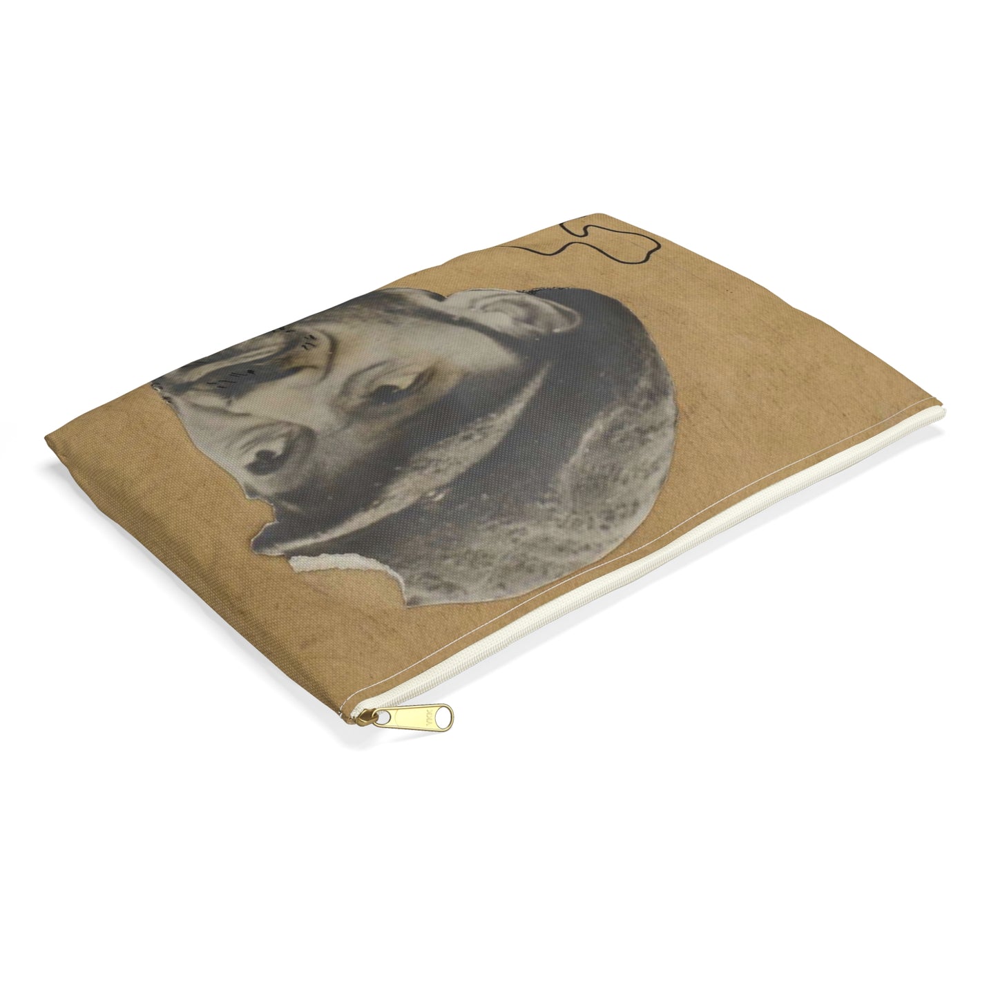 Władysław Strzemiński, "Śladem istnienia" z cyklu "Moim przyjaciołom Żydom" 01 Large Organizer Pouch with Black Zipper