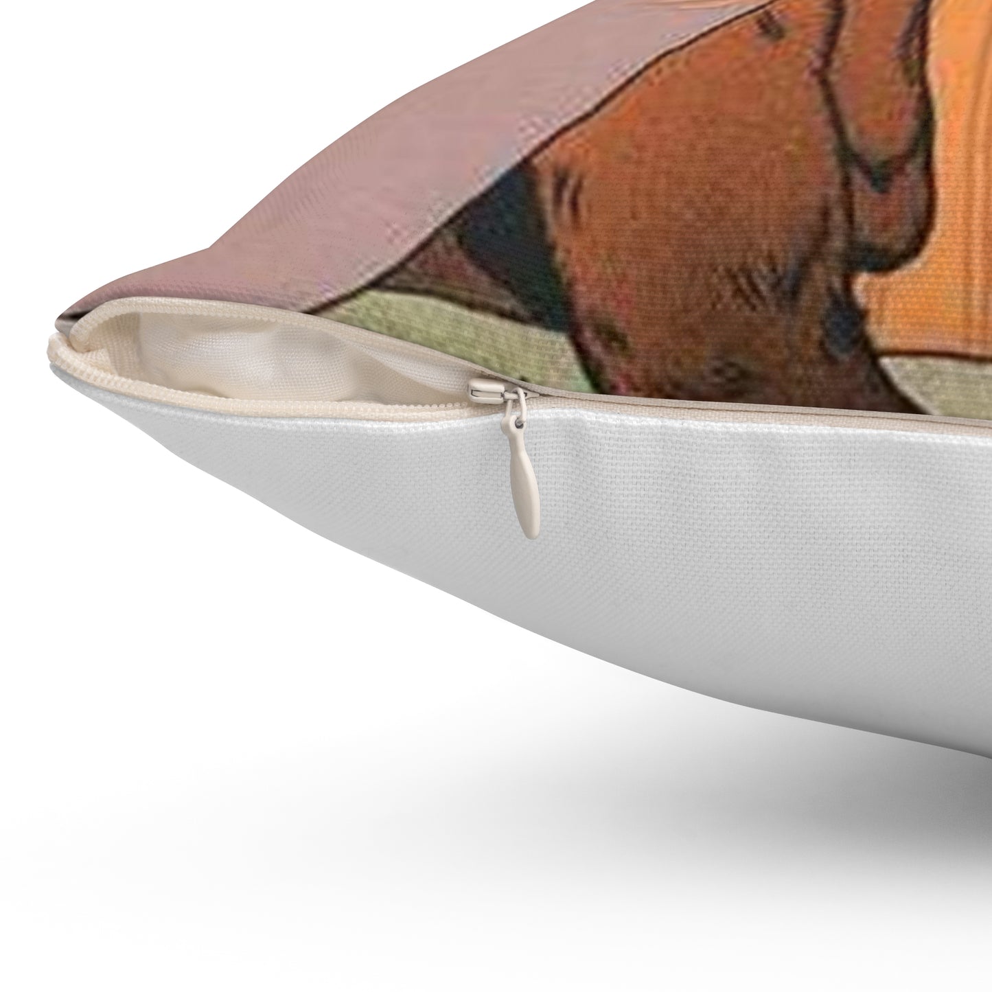 Affiche pour le Salon des Cent, "5e Exposition d'Art". Decorative Accent Square Pillow