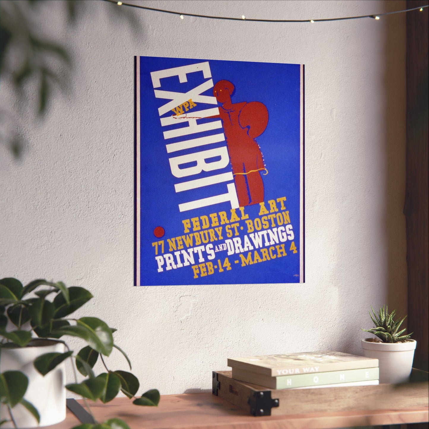 WPA exhibit Prints and drawings. High Quality Matte Wall Art Poster for Home, Office, Classroom