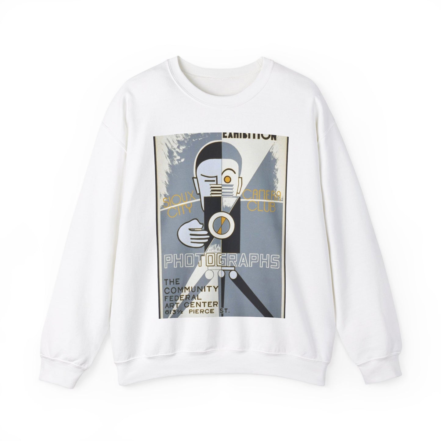 Photographs, second annual exhibition, Sioux City Camera Club White Heavy Blend Adult Crew Neck SweatShirt