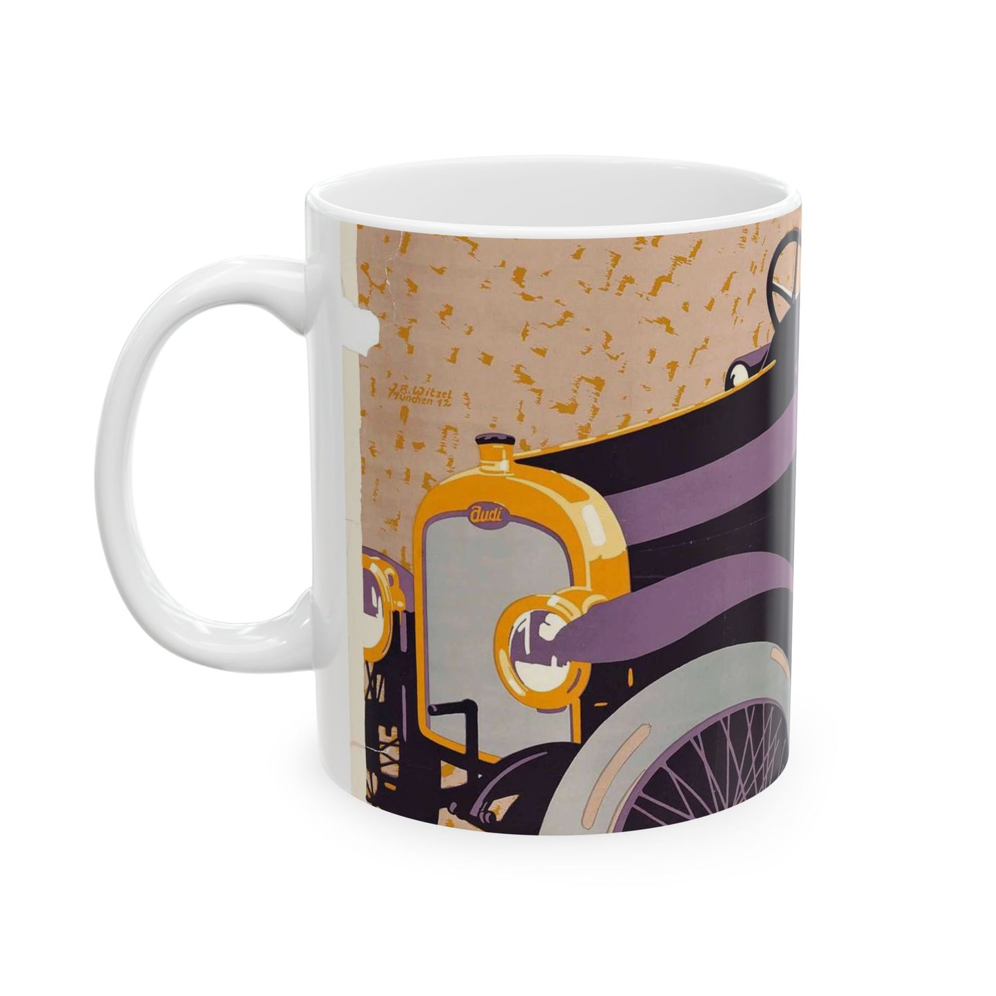 Josef Rudolf Witzel - Audi Automobilwerke Zwickau, 1912 Beautiful Novelty Ceramic Coffee Mug 11oz