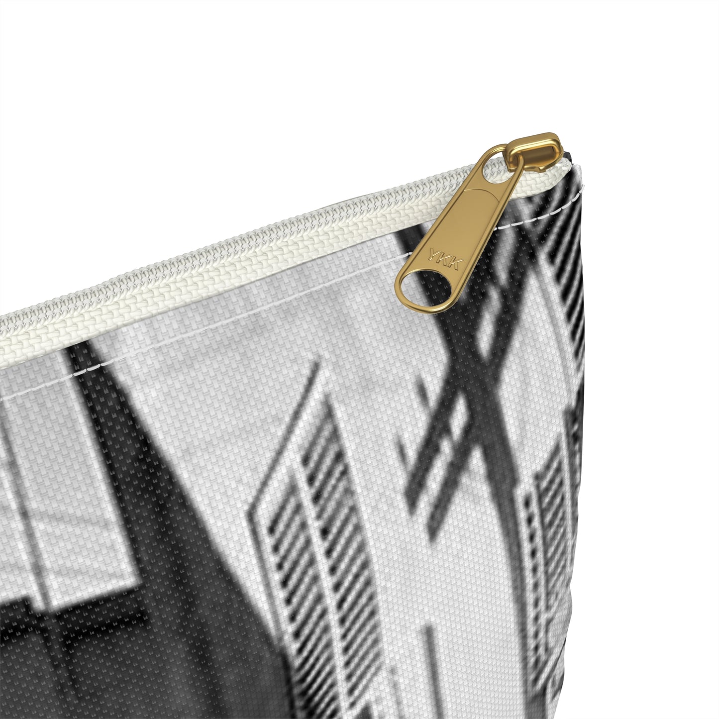 Rue St-Flavien, Quebec City, 1932 Large Organizer Pouch with Black Zipper