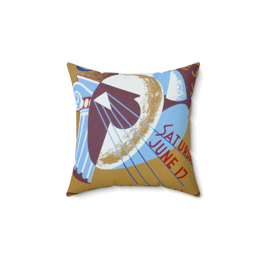 Opening Ottumwa Art Center, 122 E 3rd St. Saturday June 17 Decorative Accent Square Pillow