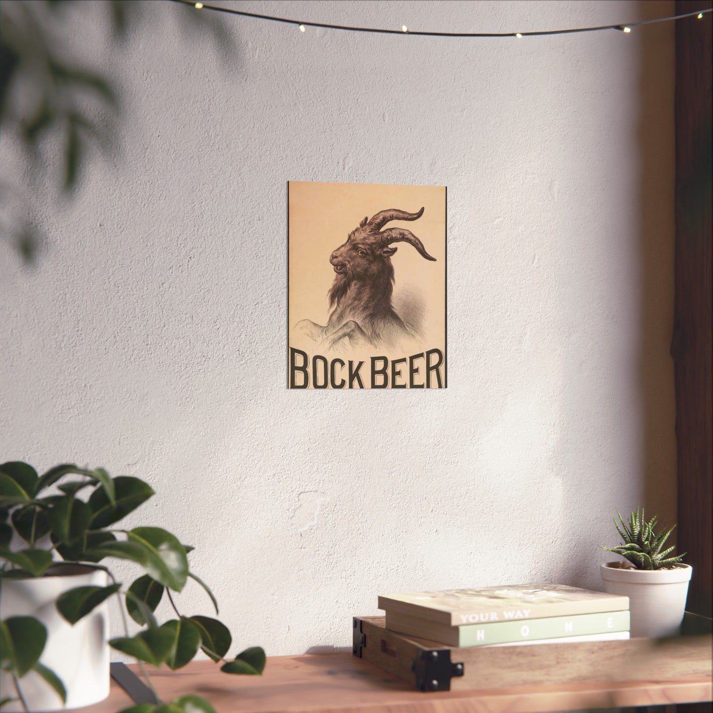 Bock Beer - Print, Library of Congress collection High Quality Matte Wall Art Poster for Home, Office, Classroom