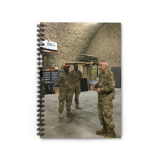 Maj. Gen. John P. Sullivan, commanding general of the Spiral Bound Ruled Notebook with Printed Cover