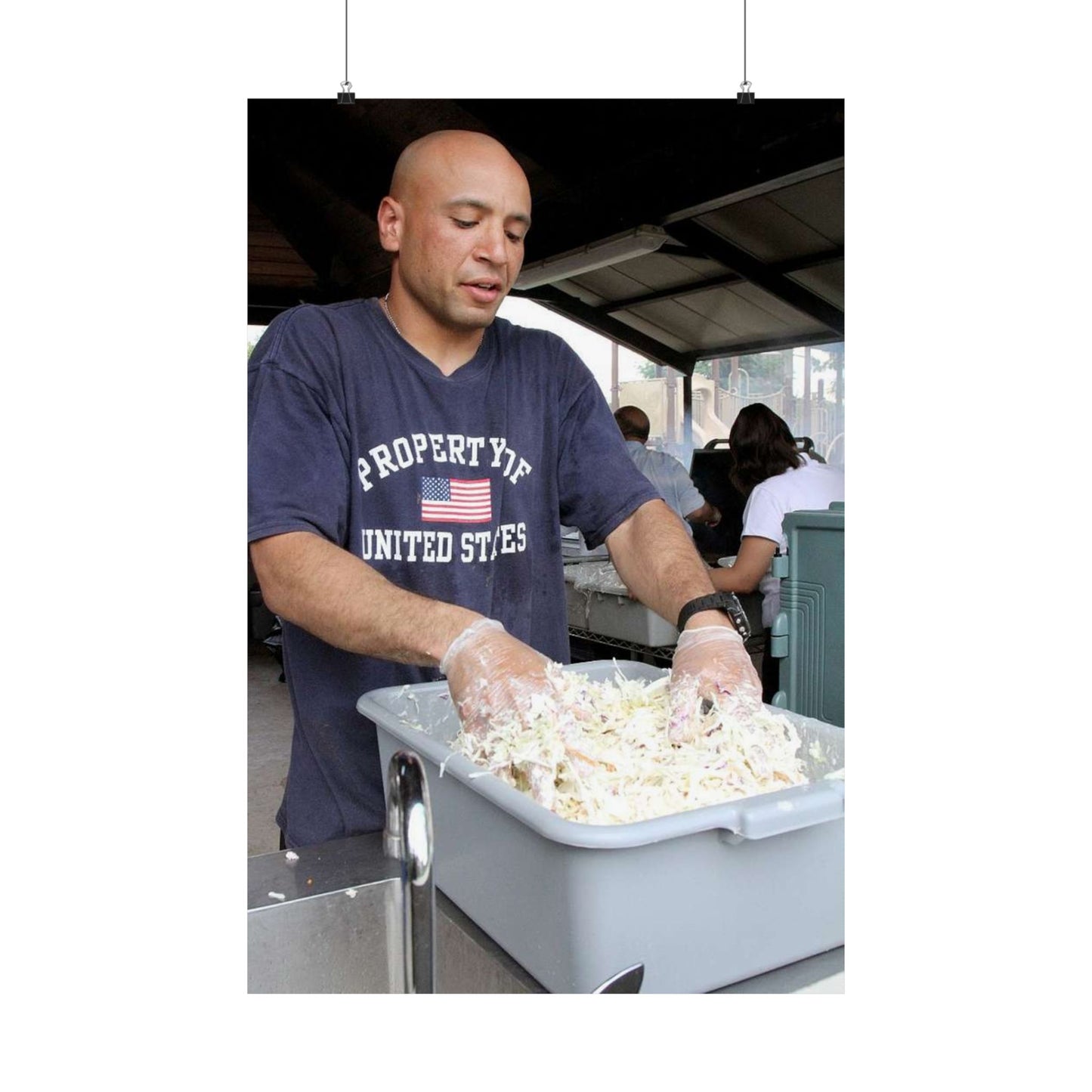 Augusta, Ga., native, Sgt. Mateo Moses, a Bradley mechanic High Quality Matte Wall Art Poster for Home, Office, Classroom