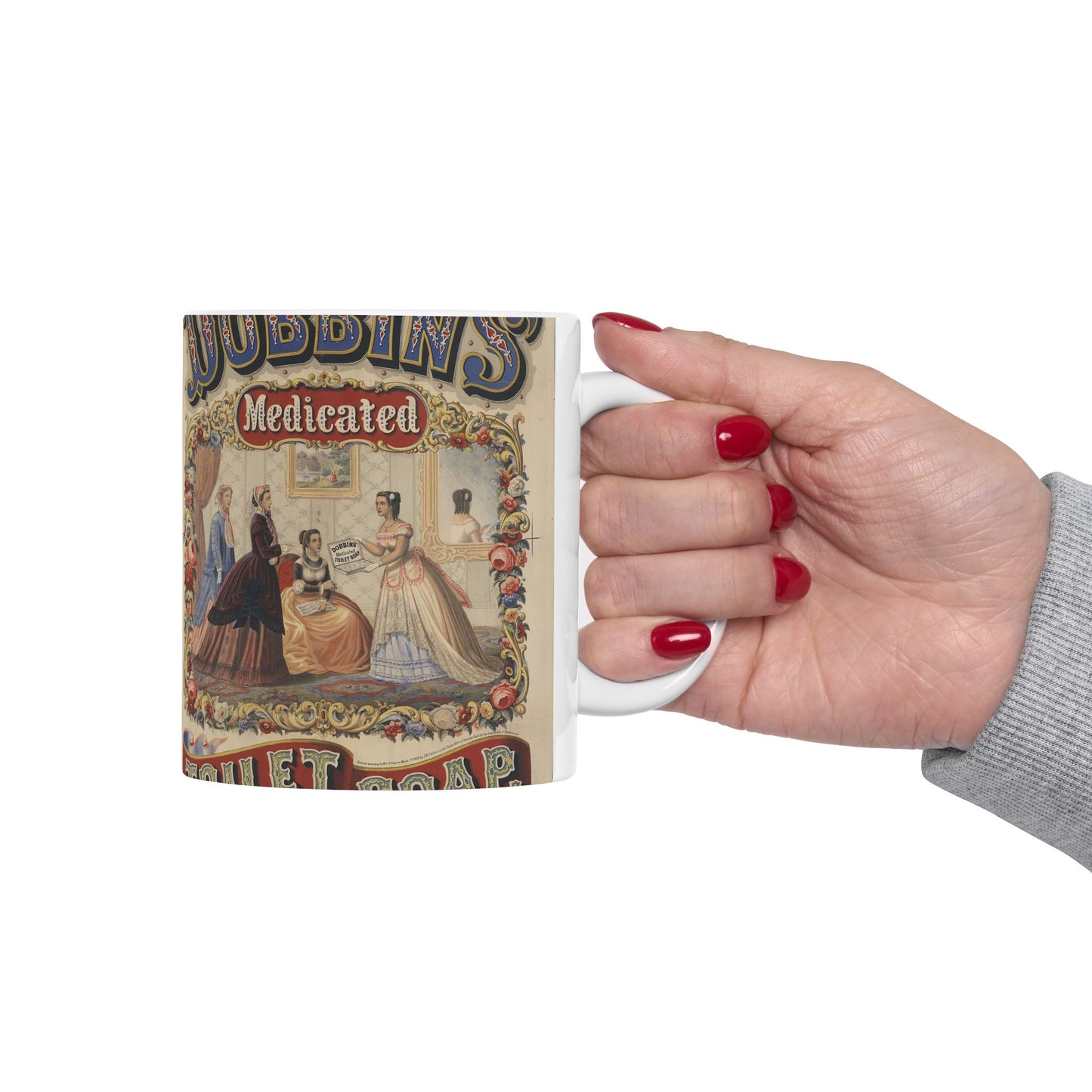 Dobbins' medicated toilet soap / LW ; J. Haehnlen, Philadelphia. Beautiful Novelty Ceramic Coffee Mug 11oz