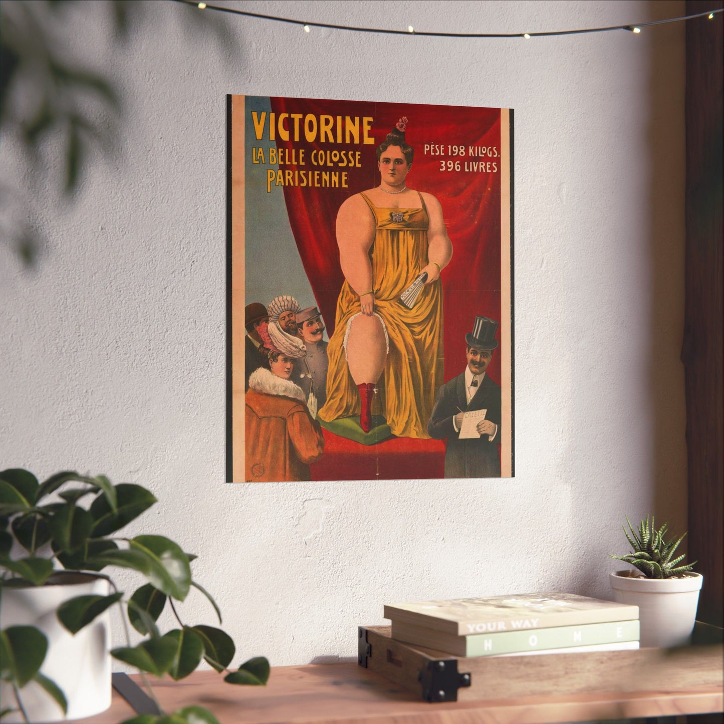 Victorine - La bele colosse Parisienne High Quality Matte Wall Art Poster for Home, Office, Classroom