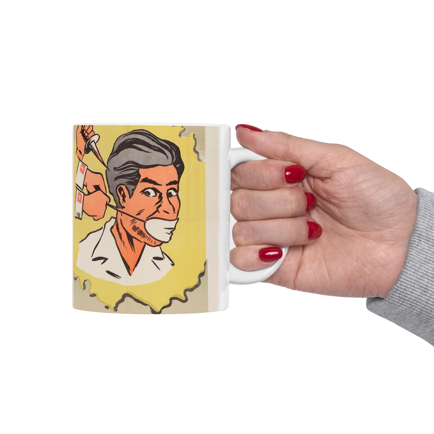 Viet Poster #6, Cold War American Propaganda poster Beautiful Novelty Ceramic Coffee Mug 11oz