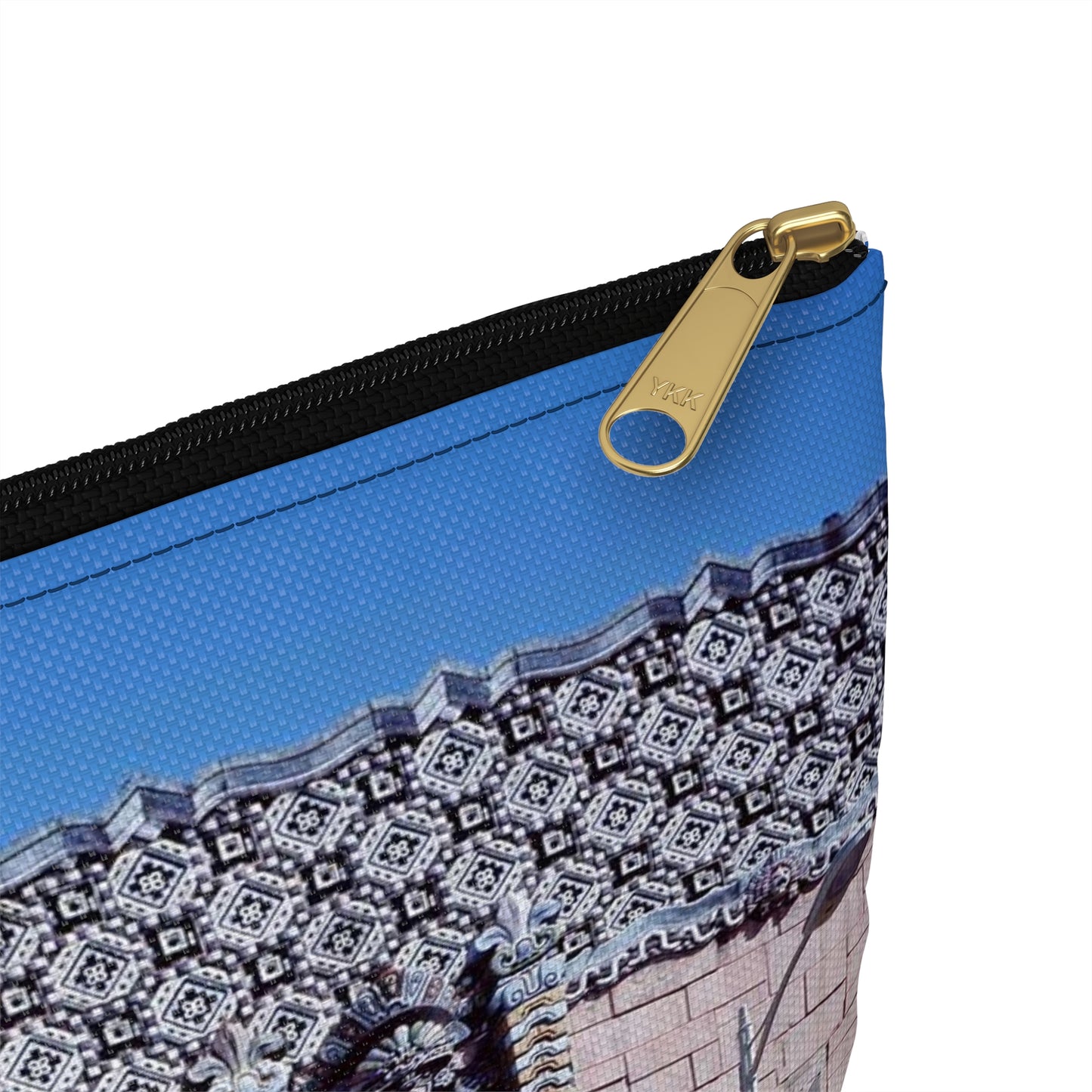 Photographs of buildings in Los Angeles, California and the surrounding area Large Organizer Pouch with Black Zipper