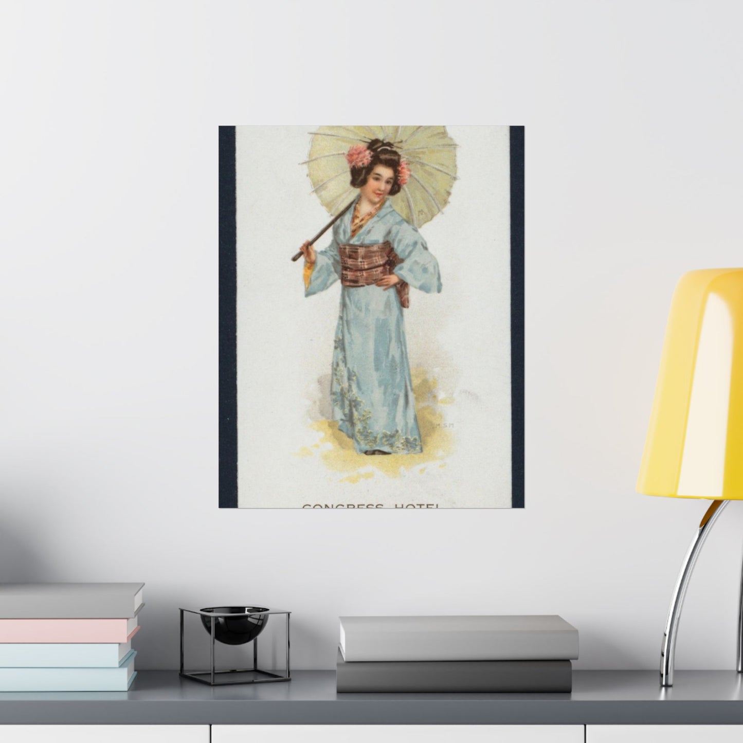 TEA [held by] JAPANESE TEA ROOM [at] "CONGRESS HOTEL, CHICAGO IL" (REST;) High Quality Matte Wall Art Poster for Home, Office, Classroom