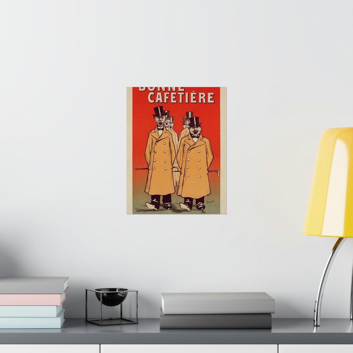 Affiche pour la "Chicorée Bonne Cafetière". High Quality Matte Wall Art Poster for Home, Office, Classroom