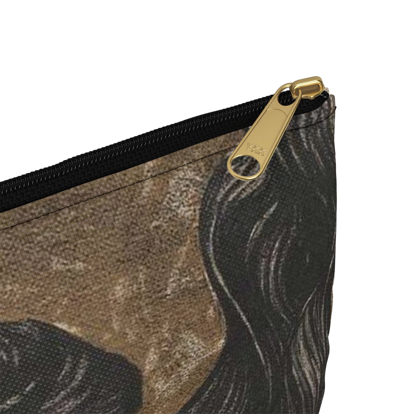 Danseres met draperieën - Drawing. Public domain image. Large Organizer Pouch with Black Zipper