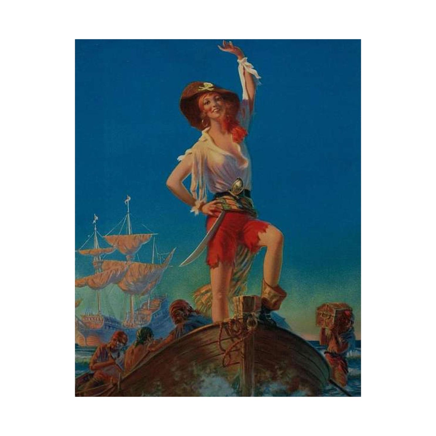 Bringing Home the Treasure by Edward Mason Eggleston High Quality Matte Wall Art Poster for Home, Office, Classroom