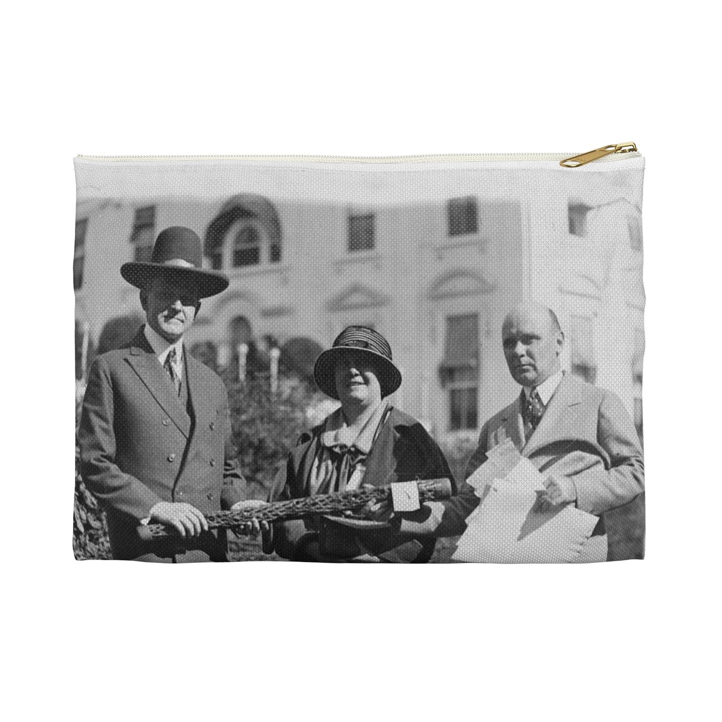 Mr. Coolidge becomes an honorary member of the Smoki [i.e., Hopi] tribe of Arizona--Miss Grace M. Sparks, Secty. of the Chamber of Commerce of Prescott, Ariz. and H.M. Watkins, Secty. of the Chamber of Phoenix Large Organizer Pouch with Black Zipper