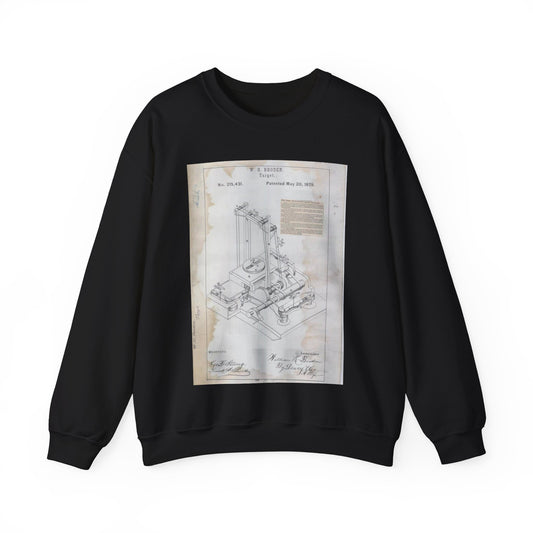 Patent drawing - for W. H. Broden's Target Public domain  image Black Heavy Blend Adult Crew Neck SweatShirt