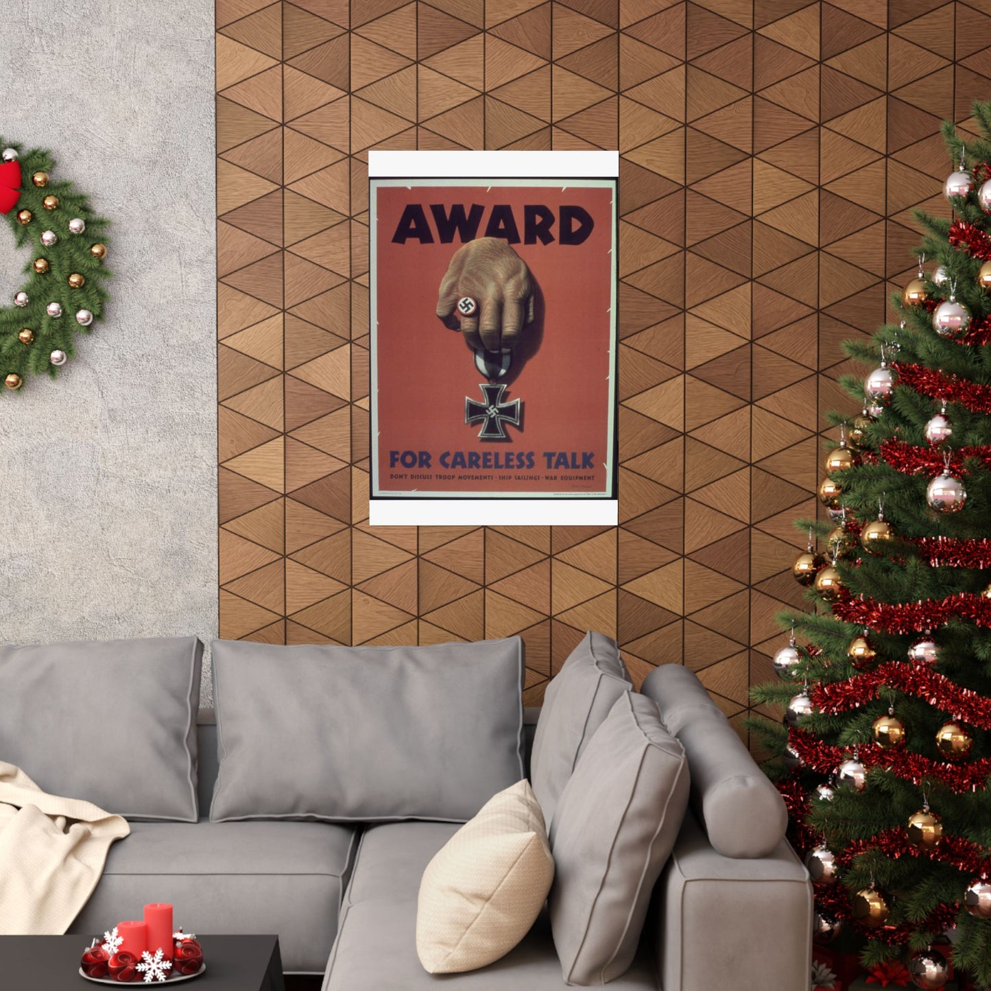 "Award for careless talk" - NARA - 513602 High Quality Matte Wall Art Poster for Home, Office, Classroom