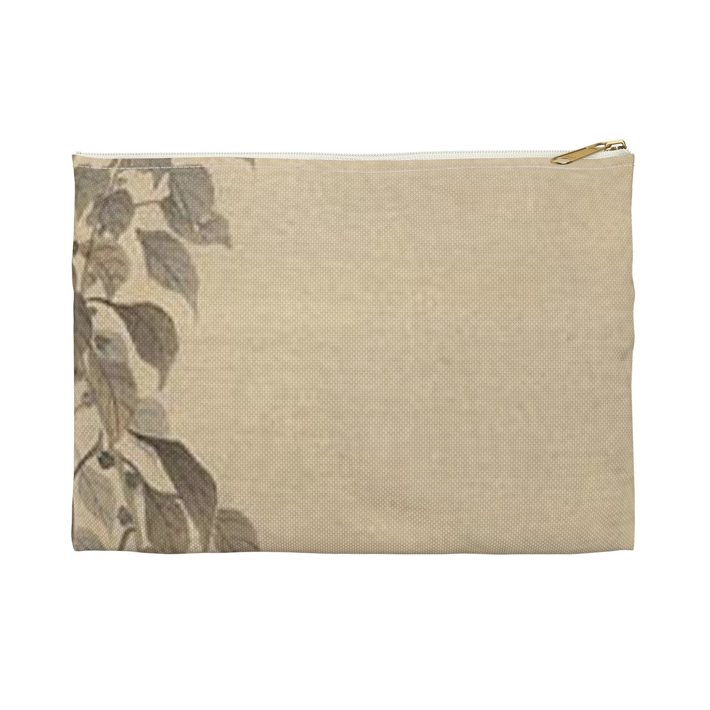 Koson - quails, Ohara Koson Large Organizer Pouch with Black Zipper