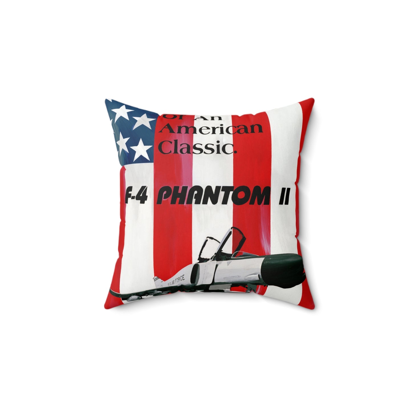 Artwork:  "American Classic".  Artist:  David Zlotky, US Air Force Art Collection Decorative Accent Square Pillow