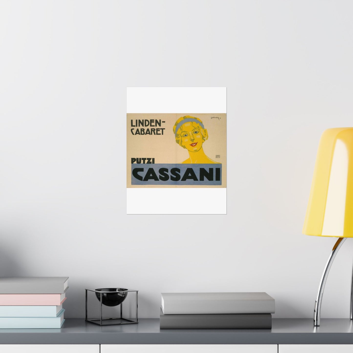 Putzi Cassani - Linden-Cabaret - Jo Steiner, 1913 High Quality Matte Wall Art Poster for Home, Office, Classroom