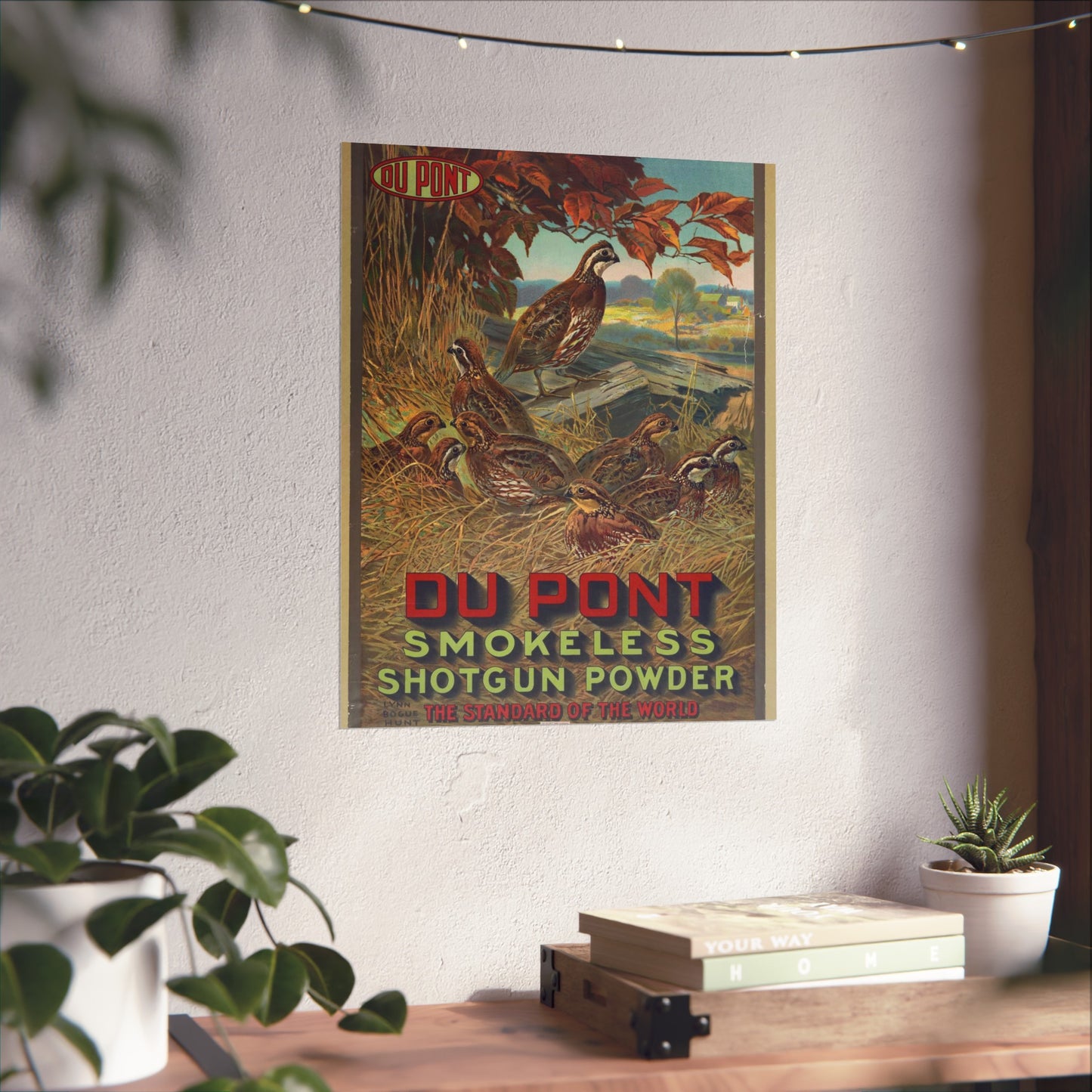 Du Pont smokeless shotgun powder - the standard of the world High Quality Matte Wall Art Poster for Home, Office, Classroom