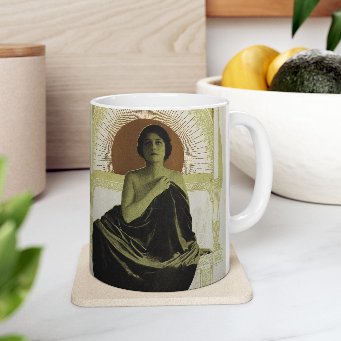 Clara Kimball Young adv 1917 3 - Public domain portrait print Beautiful Novelty Ceramic Coffee Mug 11oz