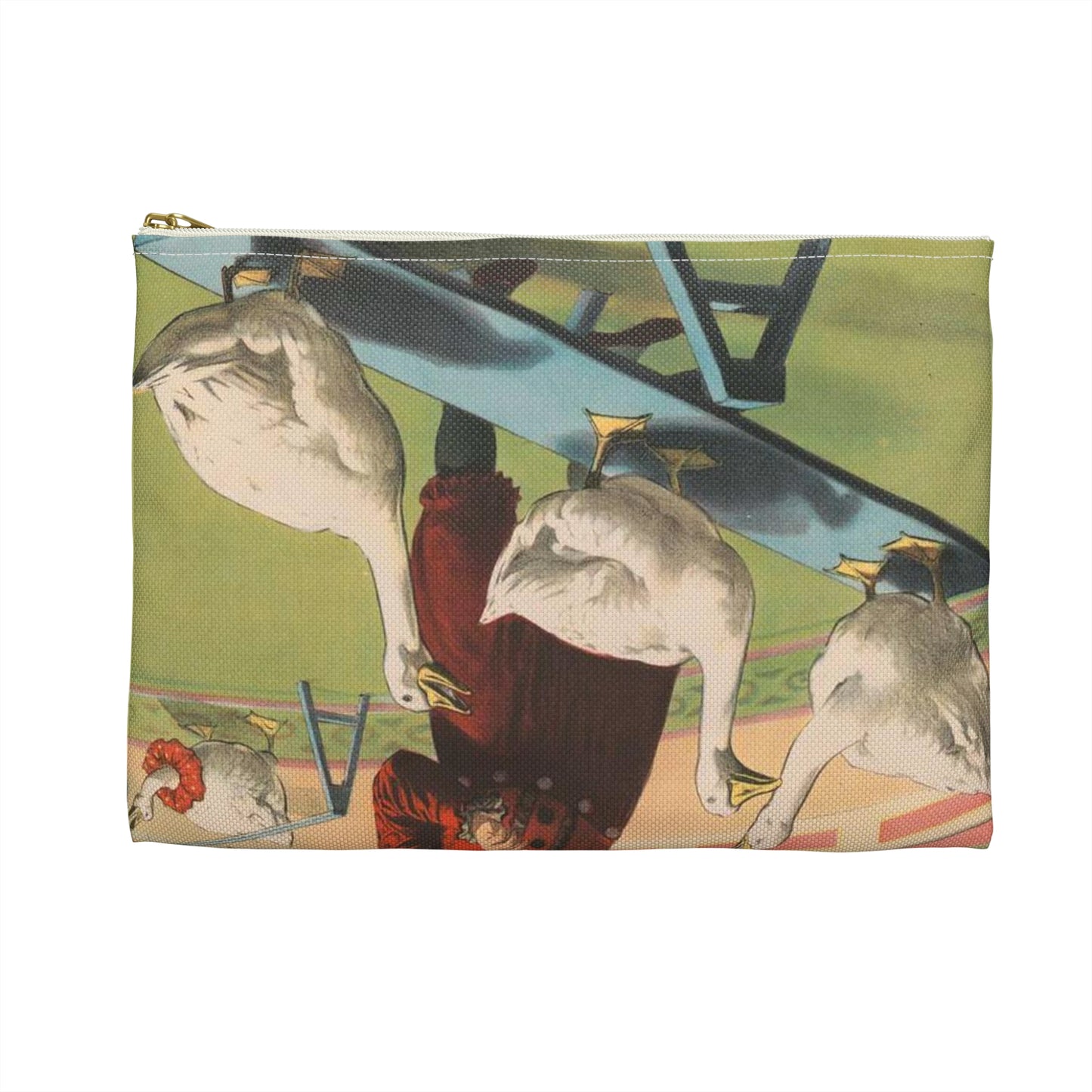 The Barnum & Bailey greatest show on earth. Wonderful performing geese, roosters and musical donkey / Strobridge Litho. Co., Cincinnati & New York. Large Organizer Pouch with Black Zipper