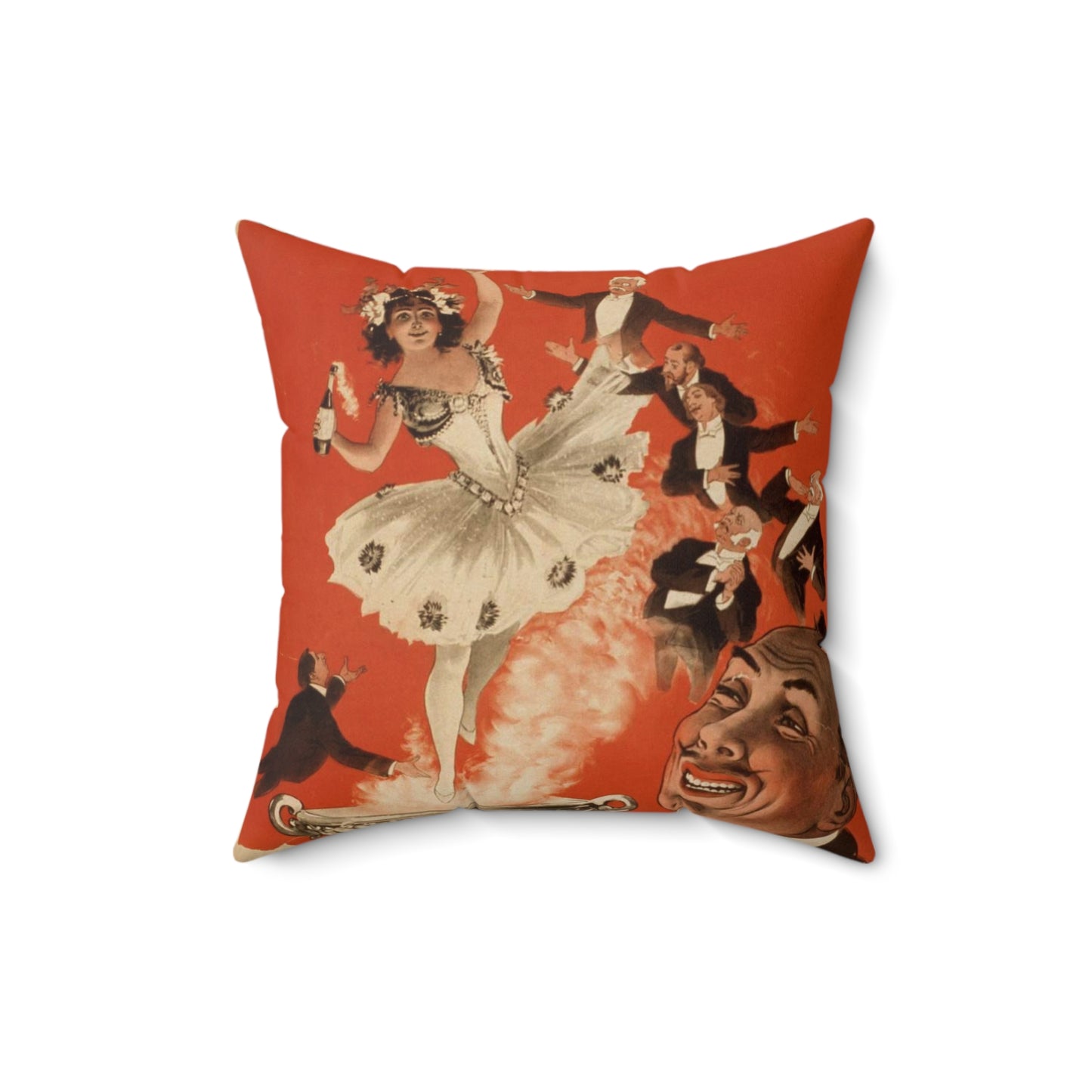 Bon Ton Burlesquers 365 days ahead of them all. Decorative Accent Square Pillow