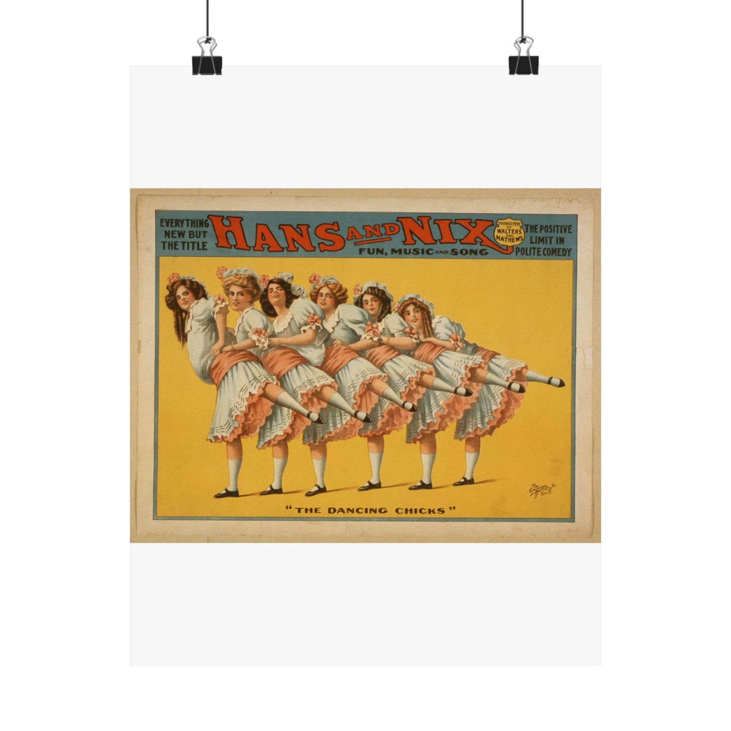 Hans and Nix everything new but the title : fun, music, and song : the positive limit in polite comedy. High Quality Matte Wall Art Poster for Home, Office, Classroom