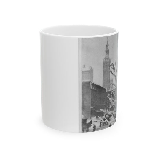 Alfred Stieglitz - Two towers--New York Beautiful Novelty Ceramic Coffee Mug 11oz