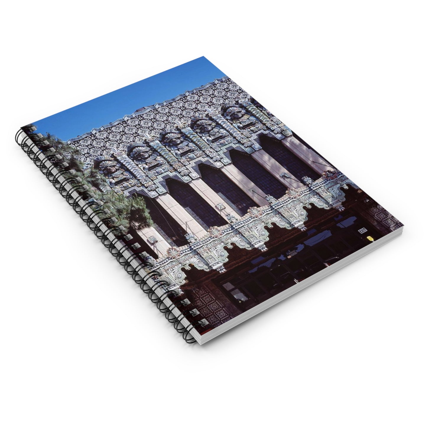 Photographs of buildings in Los Angeles, California and the surrounding area Spiral Bound Ruled Notebook with Printed Cover