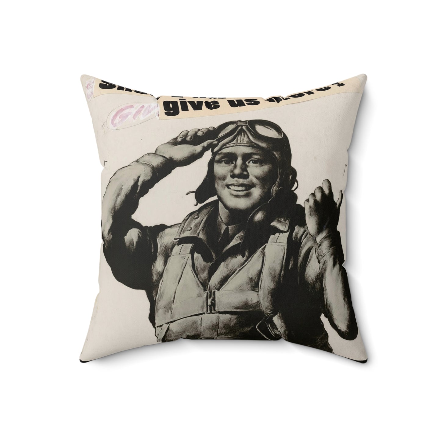 She's a swell plane - give us more!  MORE PRODUCTION [Riggs] Decorative Accent Square Pillow