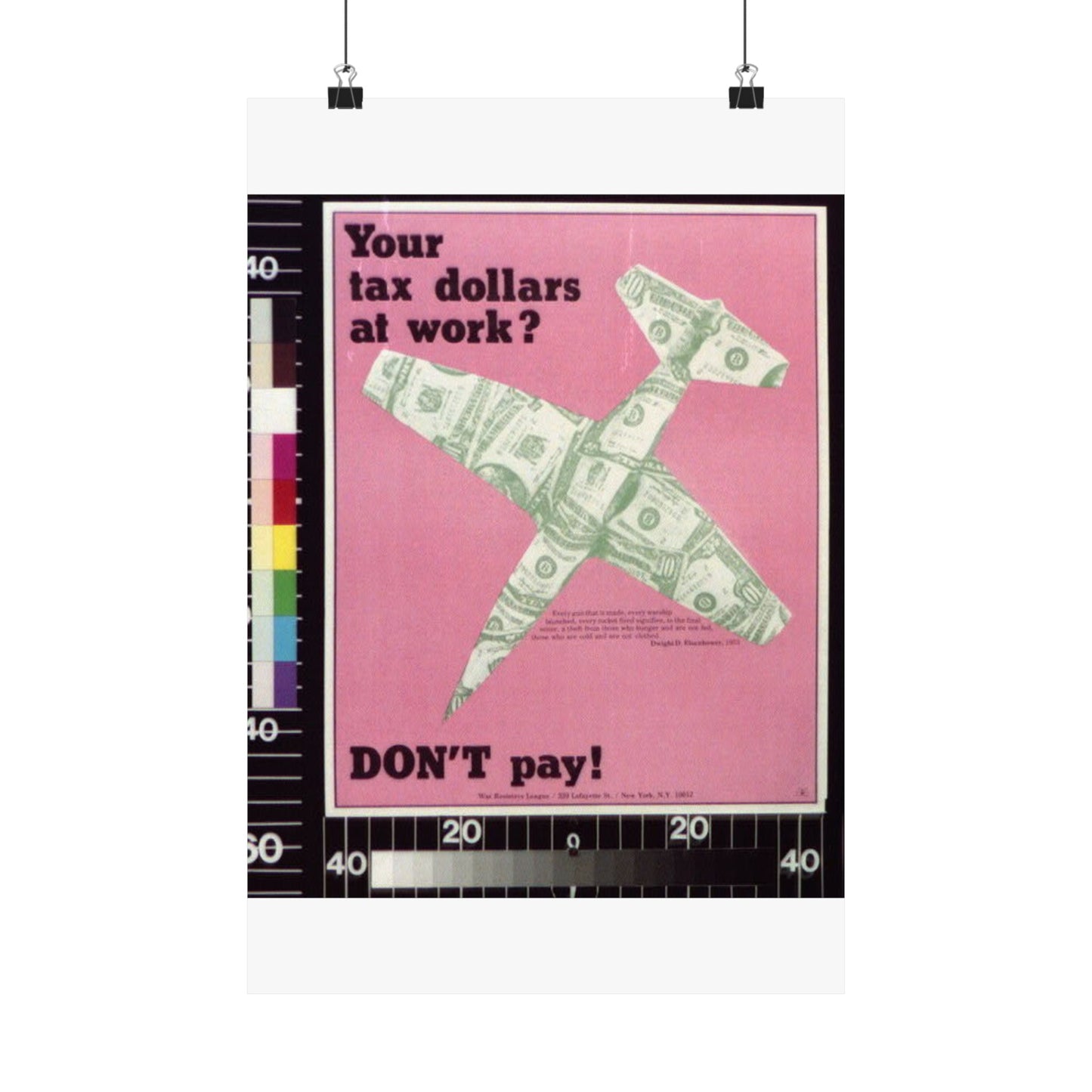 Your tax dollars at work? Don't pay! High Quality Matte Wall Art Poster for Home, Office, Classroom