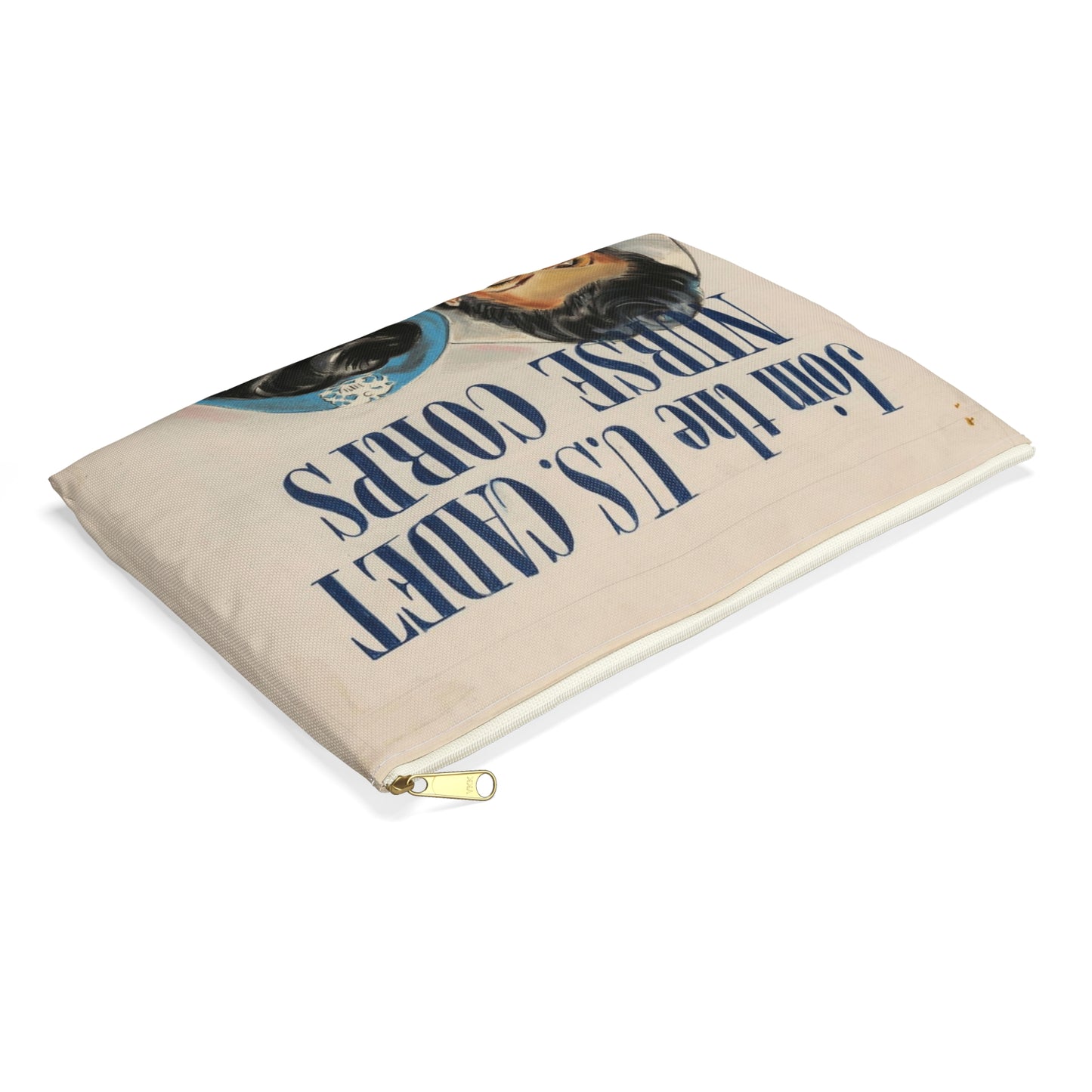 Join the U.S. Cadet Nurse Corps Large Organizer Pouch with Black Zipper