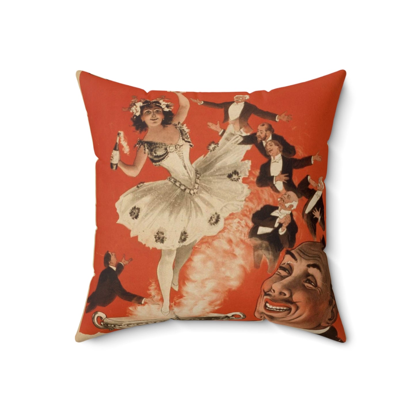 Bon Ton Burlesquers 365 days ahead of them all. Decorative Accent Square Pillow