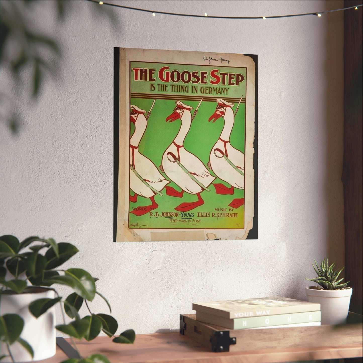 The goose step is the thing in Germany High Quality Matte Wall Art Poster for Home, Office, Classroom